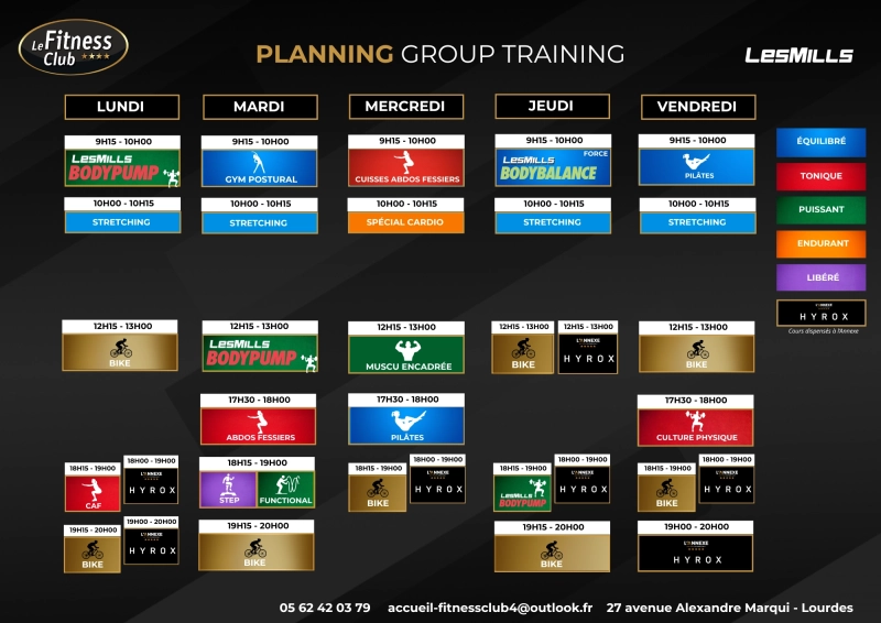 Nouveau planning été 2026 !